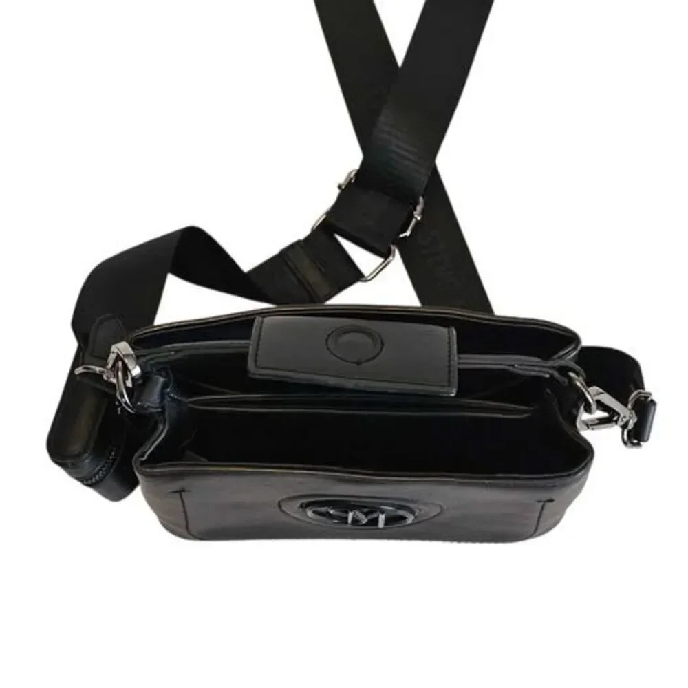 Steve Madden Bamira Women's Shoulder Crossbody Bag Black with Airpod Case